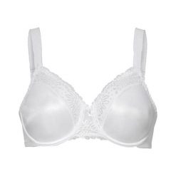 Triumph "Biustonosz ""Minimizer""" Ladyform Soft biały female biały 95F. Białe biustonosze sportowe damskie Triumph, z haftami, z koronki. Za 149,00 zł.