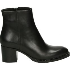 Botki - MERY-143 NERO. Czarne botki damskie skórzane Venezia. Za 569,00 zł.
