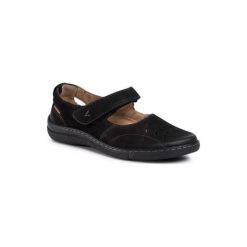 GO SOFT 2081-14 Czarny. Czarne baleriny damskie GO SOFT, bez wzorów, ze skóry, bez obcasa. Za 139,99 zł.