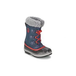Śniegowce Dziecko Sorel YOOT PAC NYLON. Niebieskie buty chłopięce zimowe marki Sorel, z nylonu. Za 263,20 zł.