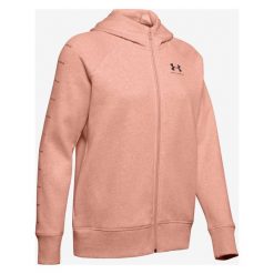 Under Armour Rival Sportstyle LC Bluza Różowy Beżowy Pomarańczowy. Różowe bluzy damskie Under Armour, m, bez wzorów, z bawełny, bez rękawów, bez kaptura. Za 274,95 zł.