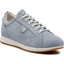 Półbuty GEOX - D Avery A D52H5A 022AU C3016 Sage. Niebieskie półbuty damskie Geox, na co dzień, bez wzorów, ze skóry, bez obcasa, na płaskiej podeszwie, bez zapięcia. W wyprzedaży za 259,00 zł.