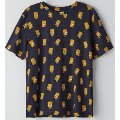 Koszulka The Simpsons - Szary. Szare koszulki damskie Cropp, s, bez wzorów, bez kołnierzyka, bez rękawów. Za 49,99 zł.