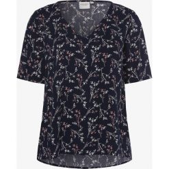 Junarose - Bluzka damska – Jrmaika, zielony. Zielone bluzki damskie Junarose, z nadrukiem, eleganckie, z dekoltem w serek, bez rękawów. Za 119,95 zł.