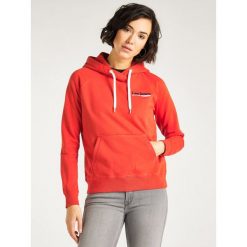 Bluza Lee Hoodie L53MBRNH. Czerwone bluzy damskie Lee, xl, bez wzorów, z bawełny, bez rękawów, bez kaptura. W wyprzedaży za 209,00 zł.