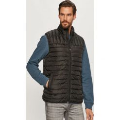 Only & Sons - Bezrękawnik. Czarne płaszcze męskie Only & Sons, s, bez wzorów, z poliesteru, bez kaptura. Za 129,90 zł.