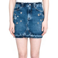 Pepe Jeans Revive Spódnica Niebieski. Niebieskie spódniczki damskie Pepe Jeans, xs, bez wzorów, z bawełny. Za 378,95 zł.