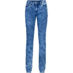 Spodnie damskie: Dżinsy SKINNY bonprix niebieski "moon"