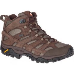 Merrell Buty Męskie Moab 2 Smooth Mid Wtpf Bracken 10,5 (45). Szare buty sportowe męskie marki Merrell, ze skóry. W wyprzedaży za 509,87 zł.