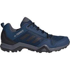 Niebieskie Buty trekkingowe adidas Terrex AX3 M BC0527. Niebieskie buty sportowe męskie Adidas, z materiału, na sznurówki, adidas terrex. W wyprzedaży za 429,00 zł.