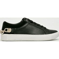 Tommy Hilfiger - Buty. Czarne buty sportowe damskie TOMMY HILFIGER, ze skóry. W wyprzedaży za 239,90 zł.