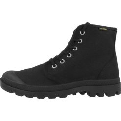 Botki damskie: Palladium PAMPA HI Botki sznurowane black