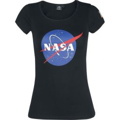 Bluzki asymetryczne: NASA NASA Circle Logo Koszulka damska czarny