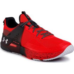 Buty UNDER ARMOUR - Ua Hovr Apex 022206-600 Red. Czerwone buty sportowe męskie Under Armour, z tworzywa sztucznego, bez zapięcia, na fitness i siłownię. Za 599,00 zł.