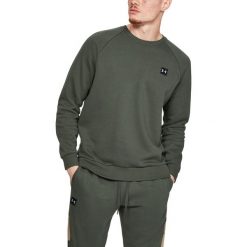 Under Armour Rival Bluza Zielony. Zielone bluzy męskie Under Armour, s, bez wzorów, z bawełny, bez kołnierzyka, bez rękawów, bez kaptura. Za 206,95 zł.