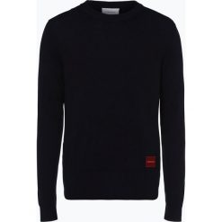 Calvin Klein - Sweter męski, niebieski. Niebieskie swetry klasyczne męskie Calvin Klein, l, z dzianiny. Za 449,95 zł.