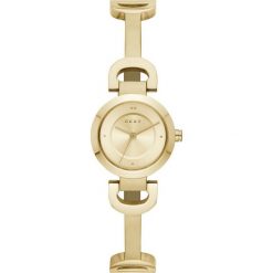 PROMOCJA ZEGAREK DONNA KARAN NEW YORK CITY LINK NY2750. Żółte zegarki damskie DONNA KARAN, ze stali. W wyprzedaży za 499,00 zł.