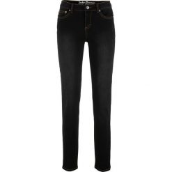 Dżinsy "Power-stretch" SLIM bonprix czarny. Czarne jeansy damskie bonprix. Za 89,99 zł.