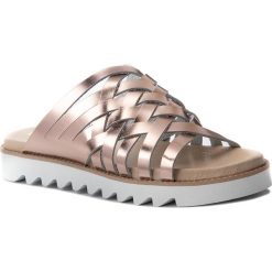 Klapki SERGIO BARDI - Bosaro SS127333618RB 725. Różowe klapki damskie marki Sergio Bardi, bez wzorów, ze skóry, bez obcasa. W wyprzedaży za 159,00 zł.