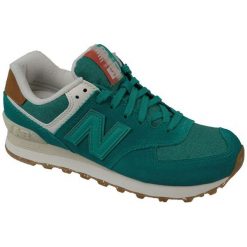 New Balance New Balance WL574SEB 37,5 Turkusowy. Niebieskie buty sportowe damskie New Balance, bez wzorów, ze skóry, sportowe. W wyprzedaży za 269,99 zł.