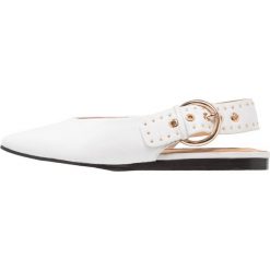 Baleriny damskie lakierowane: Bronx Baleriny white