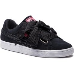 Sneakersy PUMA - Suede Heart Street 2 Wn's 366780 01 Puma Black/Puma Black. Czarne półbuty damskie Puma, ze skóry. W wyprzedaży za 279,99 zł.