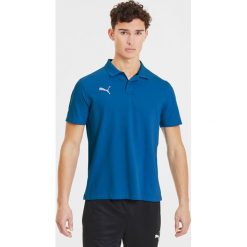 Puma Teamgoal 23 Casuals Polo Koszulka Niebieski. Niebieskie podkoszulki męskie Puma, l, z haftami, z elastanu, bez rękawów. Za 154,95 zł.