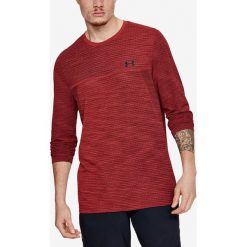 Under Armour Vanish Seamless Koszulka Czerwony. Czerwone podkoszulki męskie Under Armour, m, bez wzorów, z poliesteru, bez kołnierzyka, długie. Za 240,95 zł.