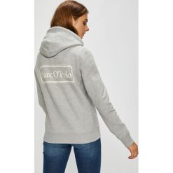 Marc O'Polo - Bluza. Szare bluzy damskie marki Marc O'Polo, s, bez wzorów, z elastanu, bez rękawów, z kapturem. W wyprzedaży za 269,90 zł.