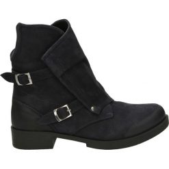 Botki - 239192 BLU167. Czarne botki damskie skórzane marki Venezia. Za 319,00 zł.