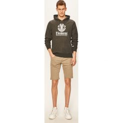 Element - Bluza. Szare bluzy męskie Element, s, z nadrukiem, z bawełny, z kapturem, bez rękawów, z kapturem. Za 269,90 zł.