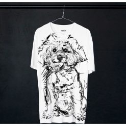Maltese Dog t-shirt man. T-shirty męskie Pakamera, m, bez wzorów, z wiskozy, klasyczne, z klasycznym kołnierzykiem. Za 129,00 zł.