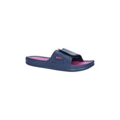 Buty do sportów wodnych American Granatowe klapki NH-S7568. Szare klapki damskie marki American, bez wzorów, bez obcasa. Za 29,99 zł.