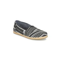 Espadryle Toms ALPARGATA. Czarne espadryle damskie marki Toms, bez wzorów, bez obcasa. Za 215,20 zł.