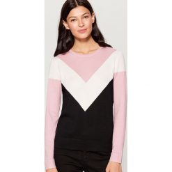 Sweter w bloki kolorów - Różowy. Różowe bez kategorii Mohito, s. Za 69,99 zł.
