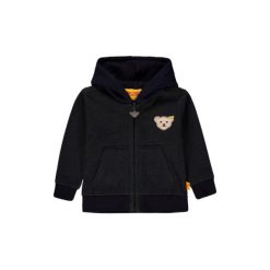 Steiff Boys Bluza, marine - niebieski - Gr.Moda (6 - 24 miesięcy ). Niebieskie bluzy niemowlęce marki Steiff, z aplikacjami, z bawełny, marine, bez rękawów, bez kaptura. Za 209,00 zł.