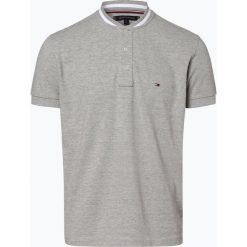 Tommy Hilfiger - Męska koszulka polo, szary. Szare koszulki męskie TOMMY HILFIGER, s, bez wzorów, z bawełny, klasyczne, bez rękawów. Za 399,95 zł.