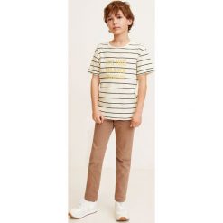 Mango Kids - T-shirt dziecięcy Mario 110-164 cm. Szare t-shirty chłopięce Mango Kids, z nadrukiem, z bawełny, bez rękawów. W wyprzedaży za 19,90 zł.