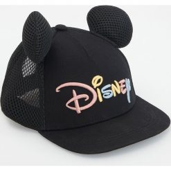 Czapka z daszkiem i uszami Disney - Czarny. Czarne czapki damskie Reserved, z motywem z bajki. Za 35,99 zł.