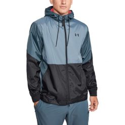 Under Armour Legacy Kurtka Czarny Szary. Szare płaszcze męskie Under Armour, na wiosnę, xl, bez wzorów, z elastanu. Za 464,95 zł.