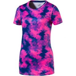 Puma T-Shirt Essential Tee - Graphic Pink-Tr. Różowe bluzki sportowe damskie marki Puma, ze skóry. W wyprzedaży za 95,00 zł.