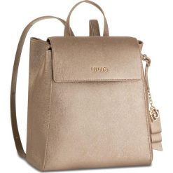 Plecak LIU JO - M Backpack A69004 E0087 Gold 00529. Żółte plecaki damskie Liu Jo, bez wzorów, ze skóry ekologicznej, eleganckie. Za 599,00 zł.