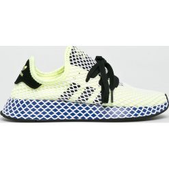 Adidas Originals - Buty Deerupt Runner. Żółte buty sportowe damskie adidas Originals, bez wzorów, ze skóry, sportowe. W wyprzedaży za 319,90 zł.