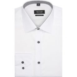Koszula bexley 2537 długi rękaw custom fit biały. Białe koszule męskie marki Recman, m, bez wzorów, bez kołnierzyka, z długim rękawem. Za 99,99 zł.
