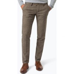 Drykorn - Chinosy męskie – Hoop_2, beżowy. Brązowe spodnie męskie marki DRYKORN, na co dzień, s, bez wzorów, z wełny, eleganckie. Za 579,95 zł.
