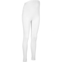 Legginsy ciążowe bonprix biały. Białe legginsy damskie marki bonprix. Za 54,99 zł.