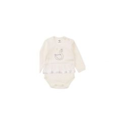 Body z długim rękawem niemowlęce. Szare body niemowlęce TXM, z długim rękawem. Za 22,99 zł.