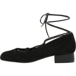 Czółenka: Dune London BALLAY Czółenka sznurowane black