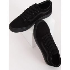 Trampki damskie czarne B70A BLACK/BLACK II GATUNEK. Czarne trampki i tenisówki damskie obuwie damskie, bez wzorów, ze skóry, na sznurówki. Za 39,02 zł.