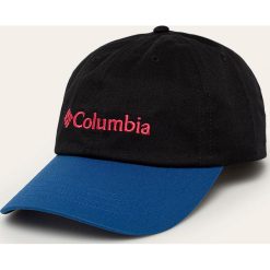 Columbia - Czapka. Czarne czapki damskie Columbia, z aplikacjami, z bawełny. Za 79,90 zł.